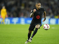 Raphinha right winger of Barcelona and Brazil during the LaLiga match between Real Sociedad and FC Barcelona at Reale Arena on November 10,...