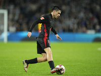 Pedri central midfield of Barcelona and Spain during the LaLiga match between Real Sociedad and FC Barcelona at Reale Arena on November 10,...