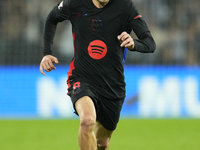 Pedri central midfield of Barcelona and Spain during the LaLiga match between Real Sociedad and FC Barcelona at Reale Arena on November 10,...