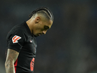 Raphinha right winger of Barcelona and Brazil during the LaLiga match between Real Sociedad and FC Barcelona at Reale Arena on November 10,...