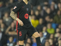 Inigo Martinez centre-back of Barcelona and Spain during the LaLiga match between Real Sociedad and FC Barcelona at Reale Arena on November...