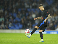 Inigo Martinez centre-back of Barcelona and Spain during the LaLiga match between Real Sociedad and FC Barcelona at Reale Arena on November...