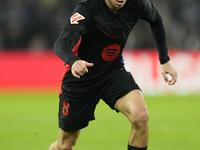 Pedri central midfield of Barcelona and Spain during the LaLiga match between Real Sociedad and FC Barcelona at Reale Arena on November 10,...