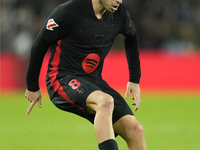 Pedri central midfield of Barcelona and Spain during the LaLiga match between Real Sociedad and FC Barcelona at Reale Arena on November 10,...