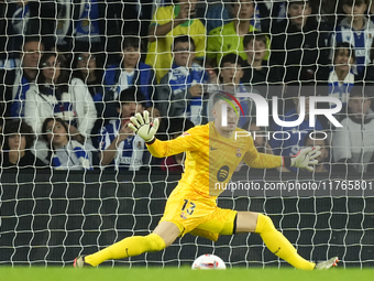 Inaki Pena goalkeeper of Barcelona and Spain during the LaLiga match between Real Sociedad and FC Barcelona at Reale Arena on November 10, 2...