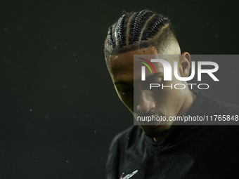 Raphinha right winger of Barcelona and Brazil during the LaLiga match between Real Sociedad and FC Barcelona at Reale Arena on November 10,...