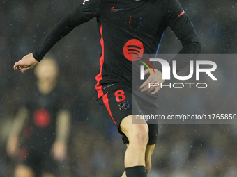 Pedri central midfield of Barcelona and Spain during the LaLiga match between Real Sociedad and FC Barcelona at Reale Arena on November 10,...