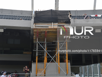 Future new stands at Estadio Mas Monumental before the match between River Plate and Barracas Central in Buenos Aires, Argentina, on Novembe...