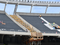 Future new stands at Estadio Mas Monumental before the match between River Plate and Barracas Central in Buenos Aires, Argentina, on Novembe...