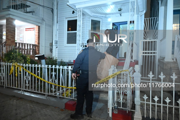 Two senior citizens are slashed to the neck and killed inside an apartment in the Highland Park section of Brooklyn, New York, United States...