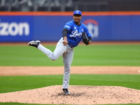 Los Tigres del Licey pitcher Carlos Contreras #69 throws during the third inning of a baseball game against Las Aguilas Cibaenas at Citi Fie...