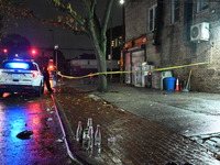 A 16-year-old boy is shot in the East Flatbush section of Brooklyn, New York, United States, on November 11, 2024. On Monday morning at appr...