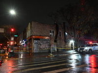 A 16-year-old boy is shot in the East Flatbush section of Brooklyn, New York, United States, on November 11, 2024. On Monday morning at appr...