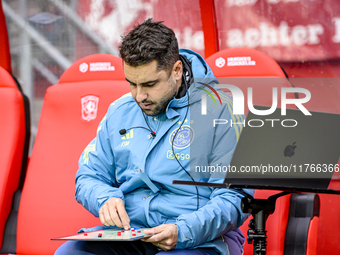 AFC Ajax Amsterdam assistant trainer Felipe Sanchez Mateos is present during the match between Twente and Ajax at the Grolsch Veste stadium...