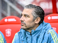 AFC Ajax Amsterdam assistant trainer Daniele Cavalletto is present during the match between Twente and Ajax at the Grolsch Veste stadium for...