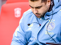 AFC Ajax Amsterdam assistant trainer Felipe Sanchez Mateos is present during the match between Twente and Ajax at the Grolsch Veste stadium...