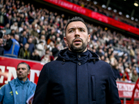 AFC Ajax Amsterdam trainer Francesco Fariolo is present during the match between Twente and Ajax at the Grolsch Veste stadium for the Dutch...