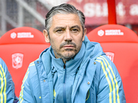 AFC Ajax Amsterdam assistant trainer Daniele Cavalletto is present during the match between Twente and Ajax at the Grolsch Veste stadium for...