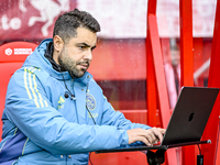 AFC Ajax Amsterdam assistant trainer Felipe Sanchez Mateos is present during the match between Twente and Ajax at the Grolsch Veste stadium...