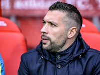 AFC Ajax Amsterdam trainer Francesco Fariolo is present during the match between Twente and Ajax at the Grolsch Veste stadium for the Dutch...