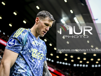 AFC Ajax Amsterdam forward Wout Weghorst plays during the match between Twente and Ajax at the Grolsch Veste stadium for the Dutch Eredivisi...