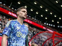 AFC Ajax Amsterdam midfielder Kenneth Taylor plays during the match between Twente and Ajax at the Grolsch Veste stadium for the Dutch Eredi...