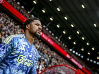 AFC Ajax Amsterdam forward Chuba Akpom plays during the match between Twente and Ajax at the Grolsch Veste stadium for the Dutch Eredivisie...