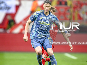 AFC Ajax Amsterdam forward Wout Weghorst plays during the match between Twente and Ajax at the Grolsch Veste stadium for the Dutch Eredivisi...