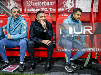 AFC Ajax Amsterdam assistant trainer Daniele Cavalletto, AFC Ajax Amsterdam trainer Francesco Fariolo, and AFC Ajax Amsterdam assistant trai...