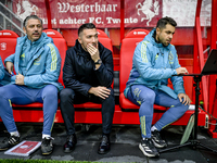 AFC Ajax Amsterdam assistant trainer Daniele Cavalletto, AFC Ajax Amsterdam trainer Francesco Fariolo, and AFC Ajax Amsterdam assistant trai...