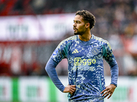 AFC Ajax Amsterdam defender Devyne Rensch plays during the match between Twente and Ajax at the Grolsch Veste stadium for the Dutch Eredivis...