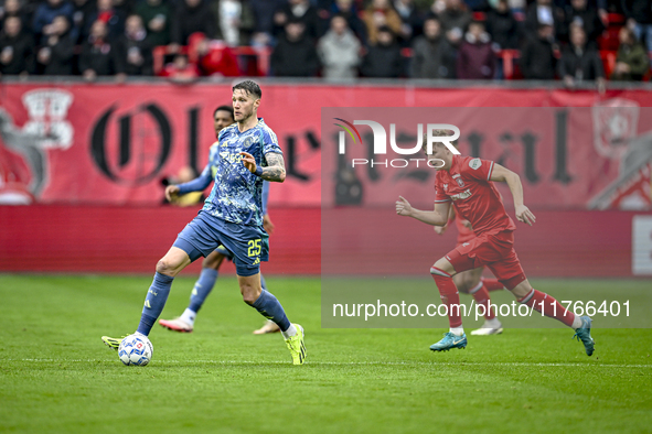 AFC Ajax Amsterdam forward Wout Weghorst plays during the match between Twente and Ajax at the Grolsch Veste stadium for the Dutch Eredivisi...