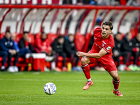 FC Twente defender Bart van Rooij plays during the match between Twente and Ajax at the Grolsch Veste stadium for the Dutch Eredivisie seaso...