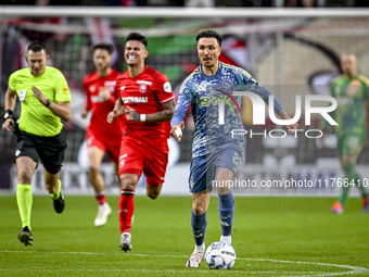 AFC Ajax Amsterdam forward Steven Berghuis plays during the match between Twente and Ajax at the Grolsch Veste stadium for the Dutch Eredivi...