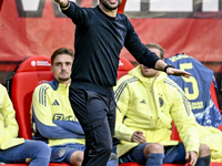 AFC Ajax Amsterdam trainer Francesco Fariolo is present during the match between Twente and Ajax at the Grolsch Veste stadium for the Dutch...