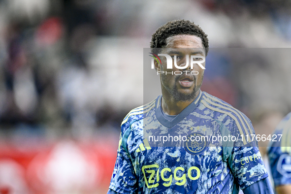 AFC Ajax Amsterdam forward Chuba Akpom plays during the match between Twente and Ajax at the Grolsch Veste stadium for the Dutch Eredivisie...