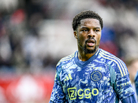 AFC Ajax Amsterdam forward Chuba Akpom plays during the match between Twente and Ajax at the Grolsch Veste stadium for the Dutch Eredivisie...