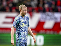 AFC Ajax Amsterdam midfielder Davy Klaassen plays during the match between Twente and Ajax at the Grolsch Veste stadium for the Dutch Erediv...