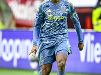 AFC Ajax Amsterdam forward Chuba Akpom plays during the match between Twente and Ajax at the Grolsch Veste stadium for the Dutch Eredivisie...