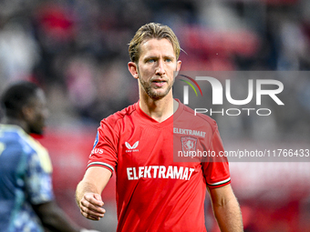 FC Twente midfielder Michel Vlap plays during the match between Twente and Ajax at the Grolsch Veste stadium for the Dutch Eredivisie season...