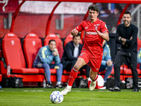 FC Twente defender Bas Kuipers plays during the match between Twente and Ajax at the Grolsch Veste stadium for the Dutch Eredivisie season 2...