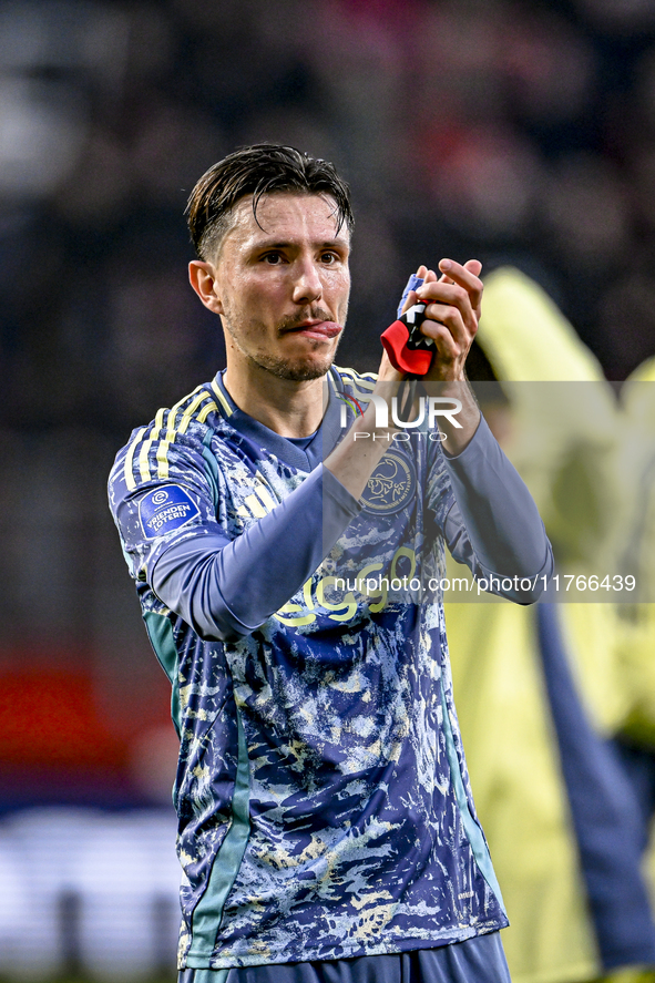 AFC Ajax Amsterdam forward Steven Berghuis plays during the match between Twente and Ajax at the Grolsch Veste stadium for the Dutch Eredivi...