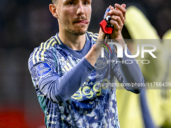 AFC Ajax Amsterdam forward Steven Berghuis plays during the match between Twente and Ajax at the Grolsch Veste stadium for the Dutch Eredivi...