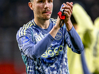 AFC Ajax Amsterdam forward Steven Berghuis plays during the match between Twente and Ajax at the Grolsch Veste stadium for the Dutch Eredivi...