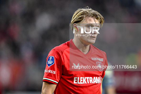 FC Twente midfielder Sem Steijn plays during the match between Twente and Ajax at the Grolsch Veste stadium for the Dutch Eredivisie season...