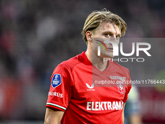 FC Twente midfielder Sem Steijn plays during the match between Twente and Ajax at the Grolsch Veste stadium for the Dutch Eredivisie season...