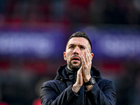 AFC Ajax Amsterdam trainer Francesco Fariolo is present during the match between Twente and Ajax at the Grolsch Veste stadium for the Dutch...