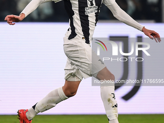 Nicolo Savona of Juventus plays during the Serie A match between Juventus and Torino FC at Allianz Stadium in Turin, Italy, on November 9, 2...