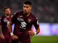 Adam Masina of Torino reacts during the Serie A match between Juventus and Torino FC at Allianz Stadium in Turin, on November 9, 2024. (