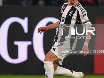 Francisco Conceicao of Juventus plays during the Serie A match between Juventus and Torino FC at Allianz Stadium in Turin, Italy, on Novembe...